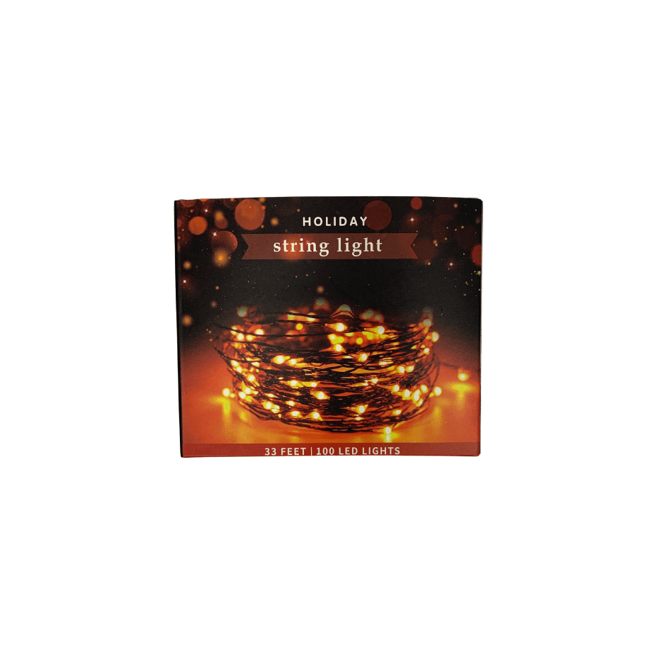 Orange LED String Lights