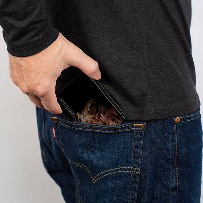 Bi-Fold Wallet - ELM ST Scratch & Scribbles Freddy Shadow
