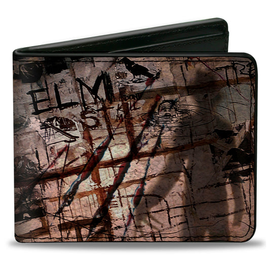 Bi-Fold Wallet - ELM ST Scratch & Scribbles Freddy Shadow