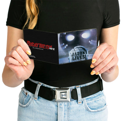 Bi-Fold Wallet - Friday the 13th PART VI KILL OR BE KILLED Movie Poster and Title Logo