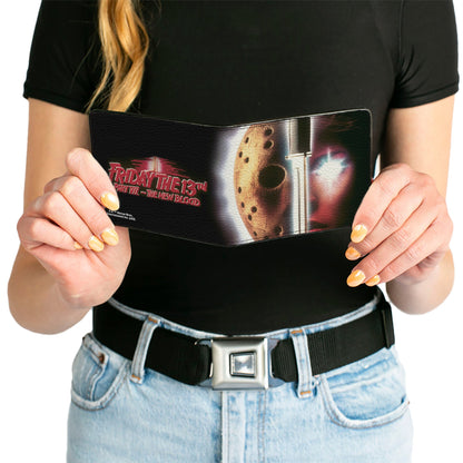 Bi-Fold Wallet - Friday the 13th PART VII THE NEW BLOOD Movie Poster and Title Logo