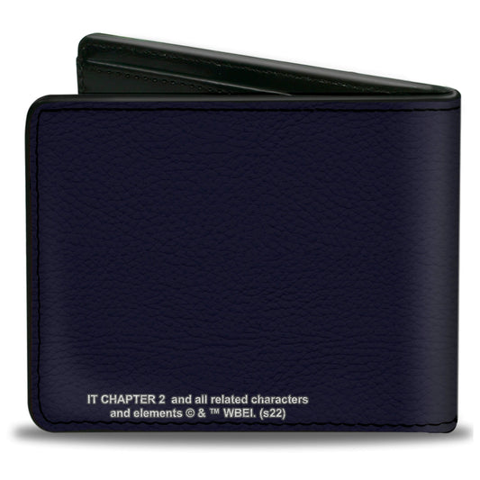 Bi-Fold Wallet - It Welcome to Derry Vintage Movie Poster Black Reds Yellows