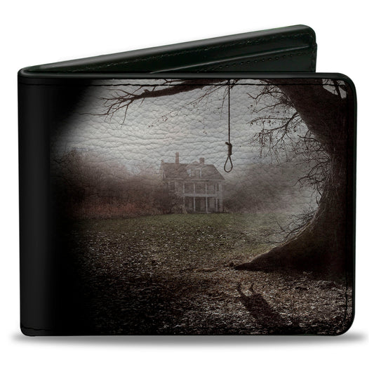 Bi-Fold Wallet - The Conjuring House Scene + Logo Black White