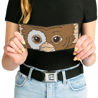 Bi-Fold Wallet - The Gremlins Gizmo Face Character Close-Up