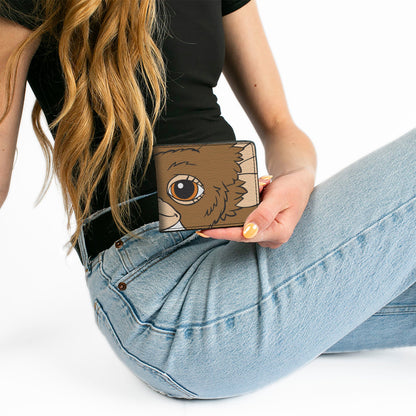 Bi-Fold Wallet - The Gremlins Gizmo Face Character Close-Up