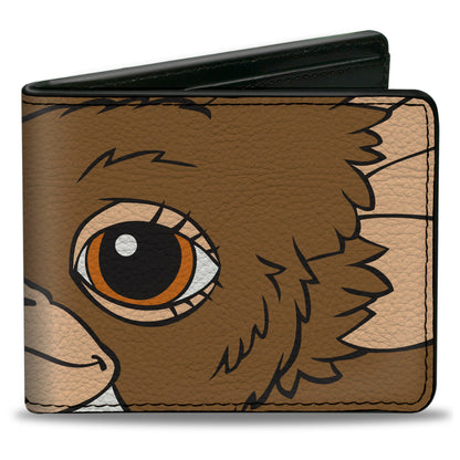 Bi-Fold Wallet - The Gremlins Gizmo Face Character Close-Up