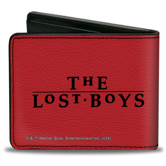 Bi-Fold Wallet - The Lost Boys Frog Brothers Rays Pose Black/Reds