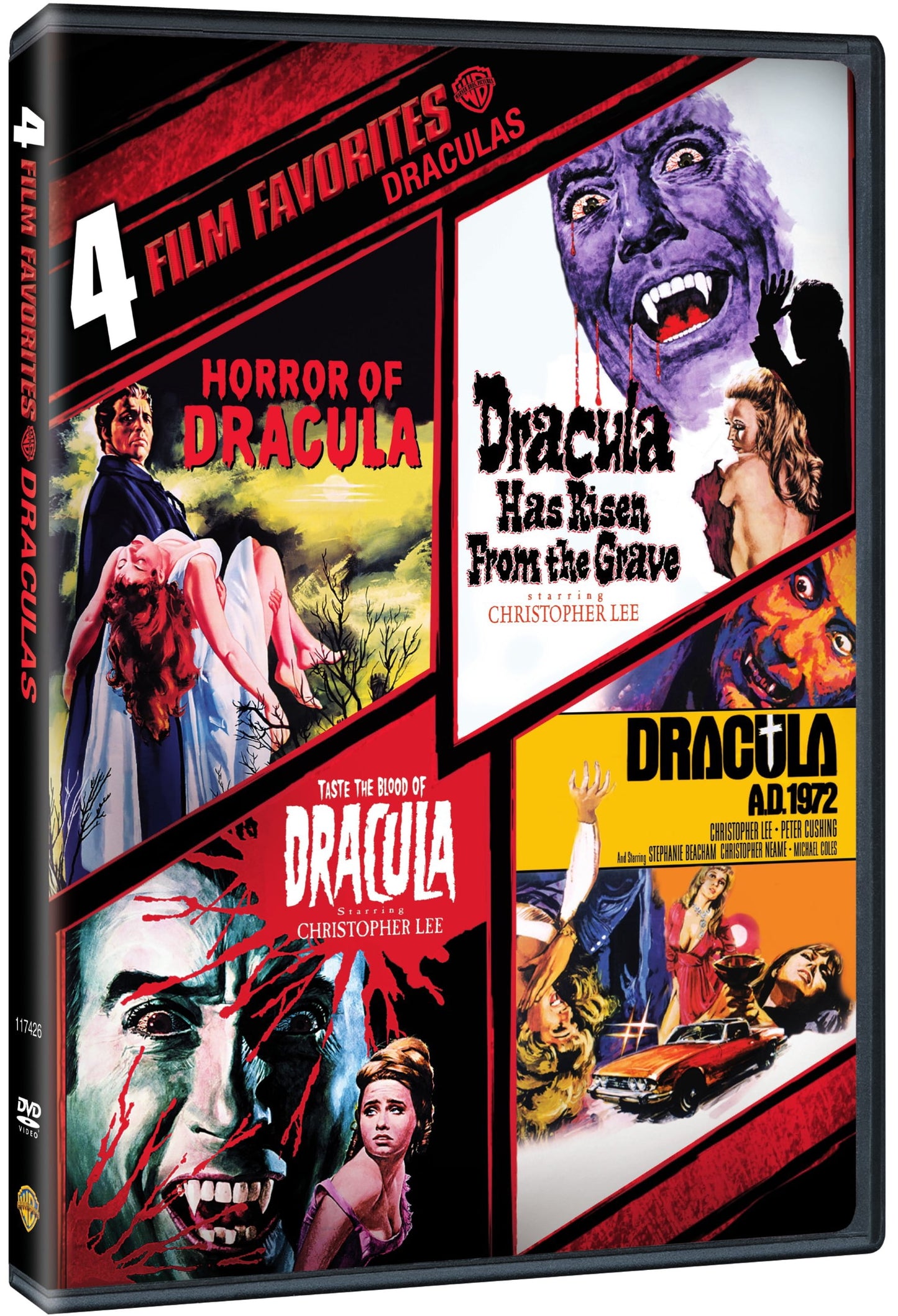 4 Film Favorites: Draculas (DVD), Horror,