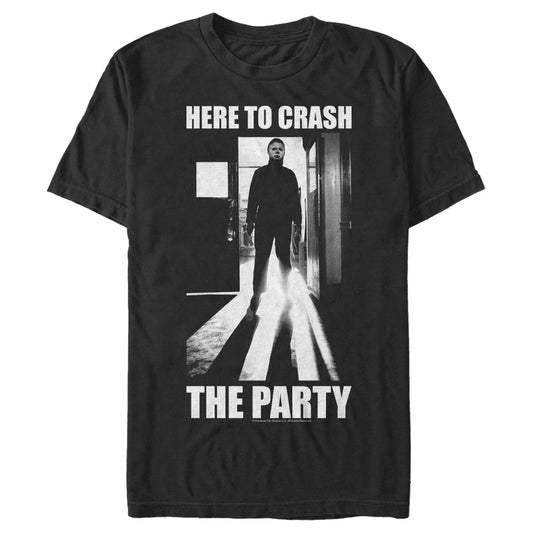 Men'S  II Michael Myers Crash the Party Graphic Tee Black 5X Large