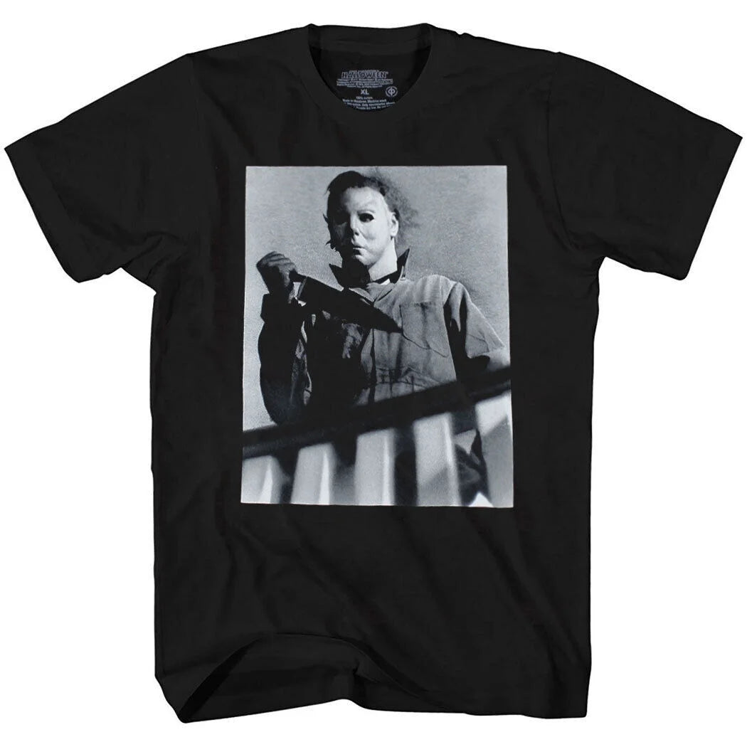 Michael Myers Knife Photo T-Shirt