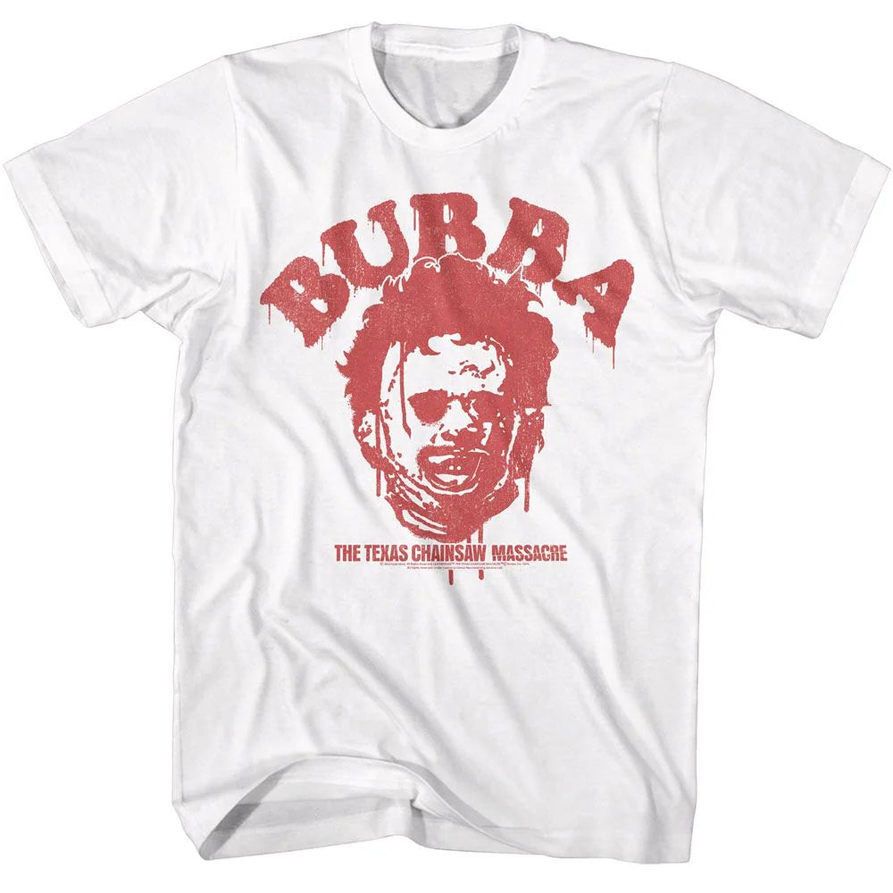 Texas Chainsaw Massacre Bubba Face White T-Shirt