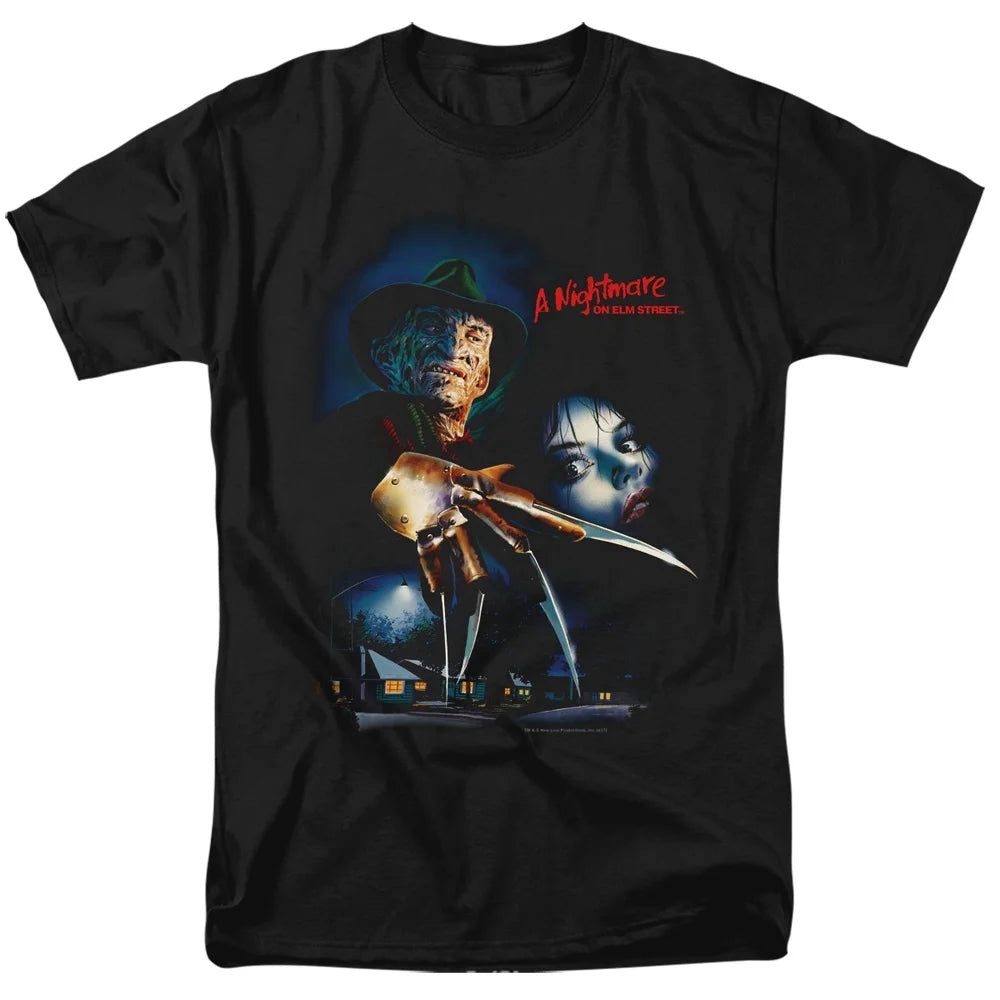 Nightmare on Elm Street Elm Street Poster Officially Licensed Adult T Shirt