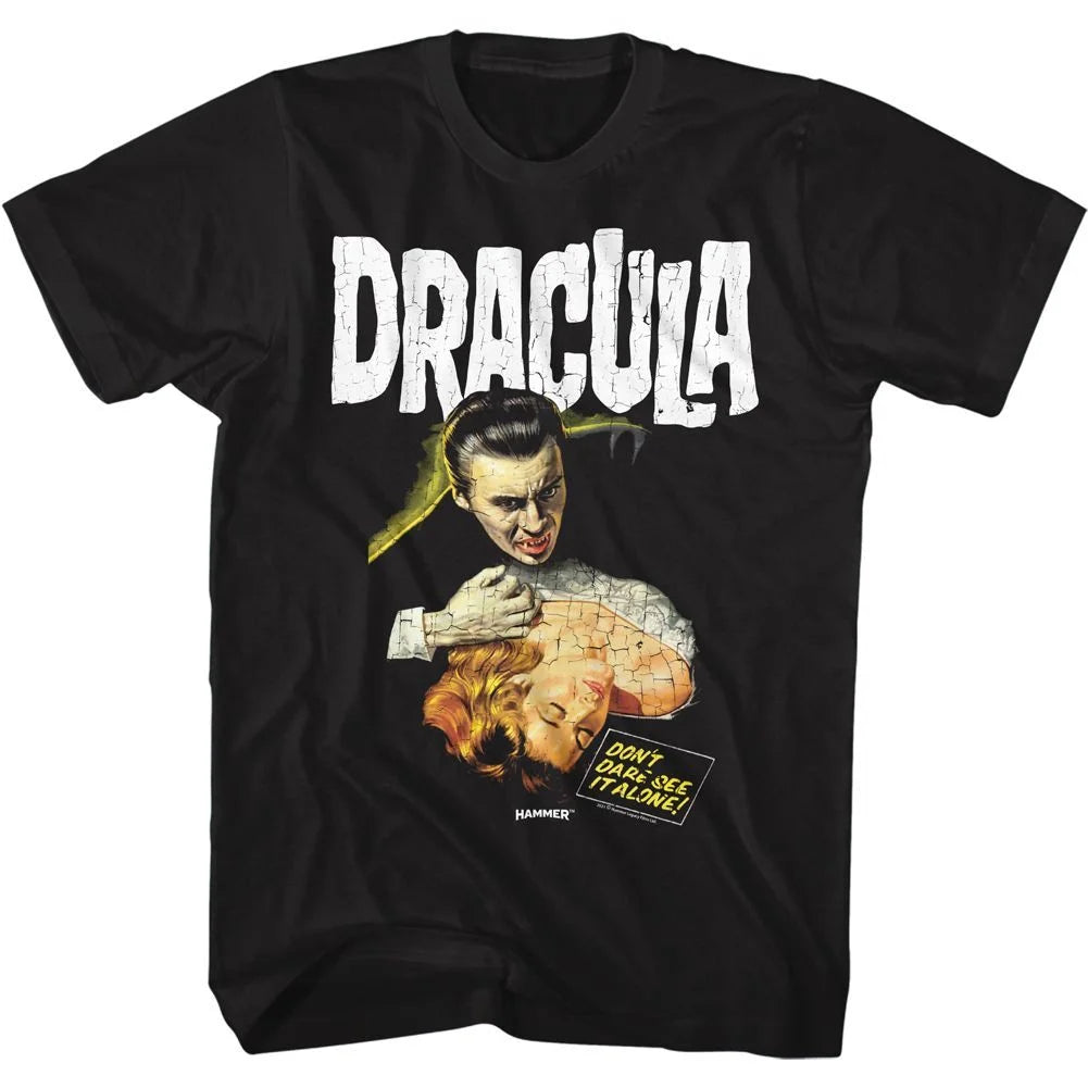 Hammer Horror Dracula and Lady Black Adult T-Shirt