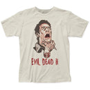 Evil Dead 2 Men'S Ash Williams Vintage Style T-Shirt Vintage White 2XL