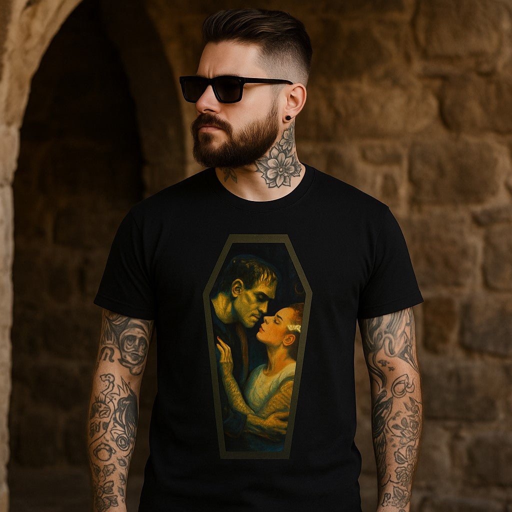 Frankenstein and His Bride Classic Monster T-Shirt