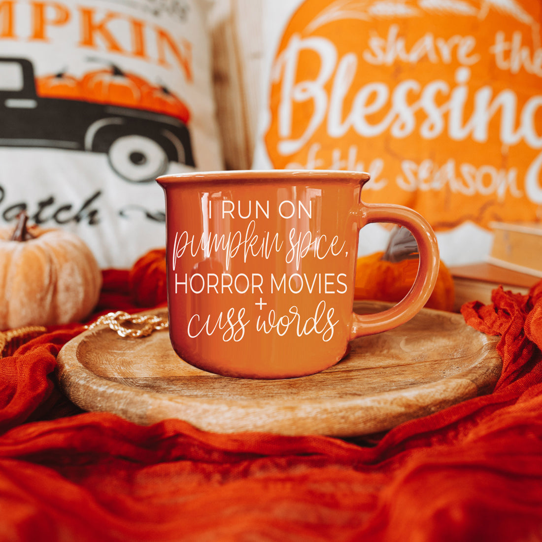 Pumpkin + Horror Coffee Mug