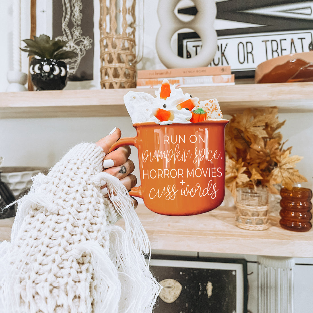 Pumpkin + Horror Coffee Mug