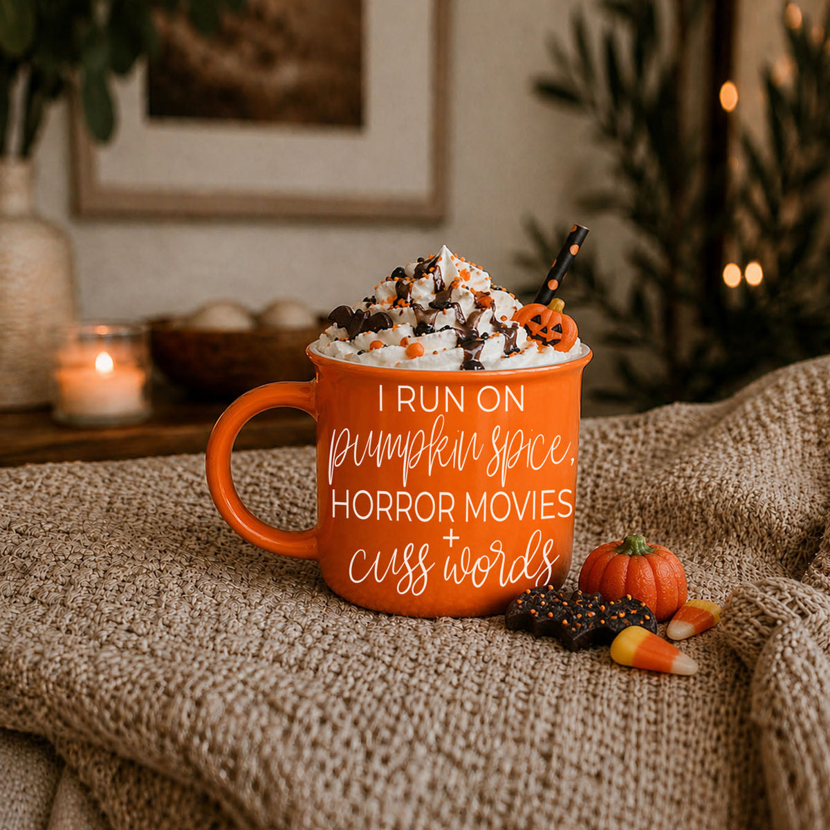 Pumpkin + Horror Coffee Mug