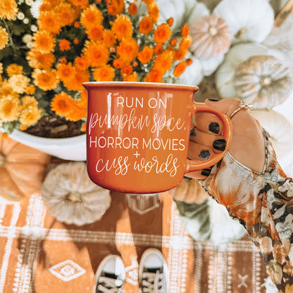 Pumpkin + Horror Coffee Mug