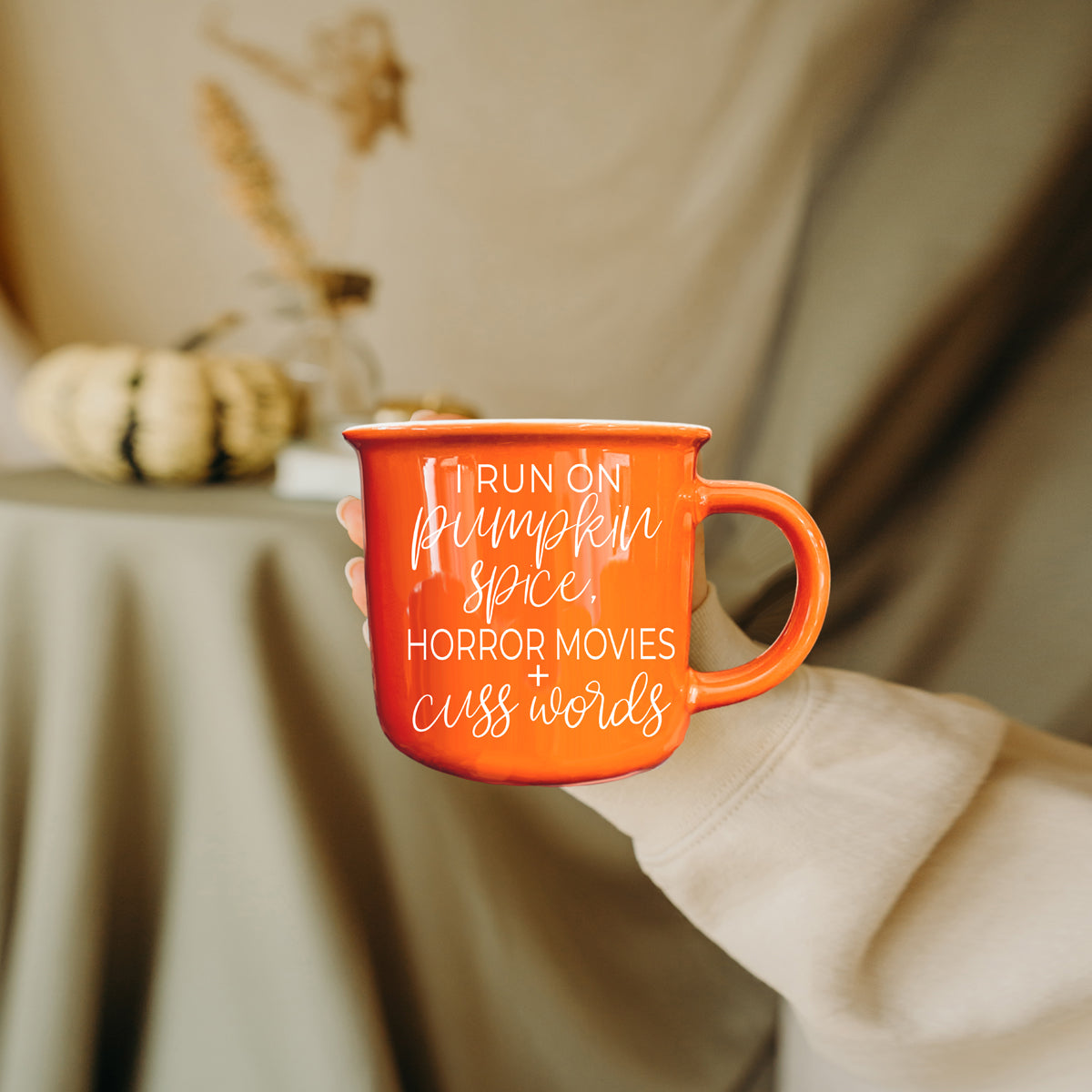 Pumpkin + Horror Coffee Mug