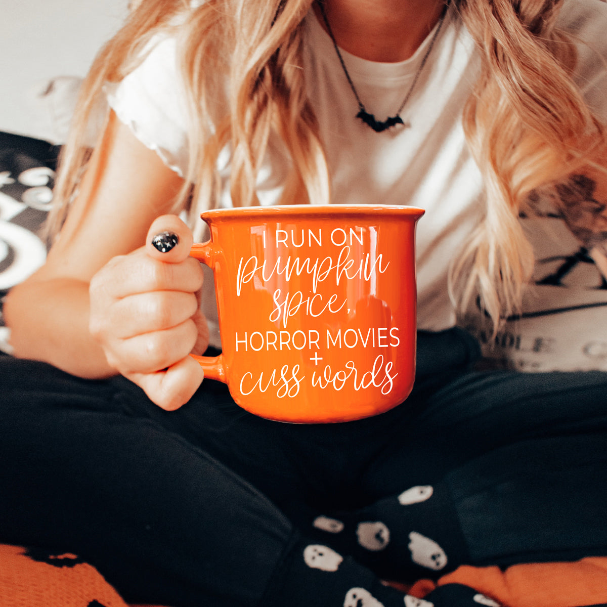 Pumpkin + Horror Coffee Mug