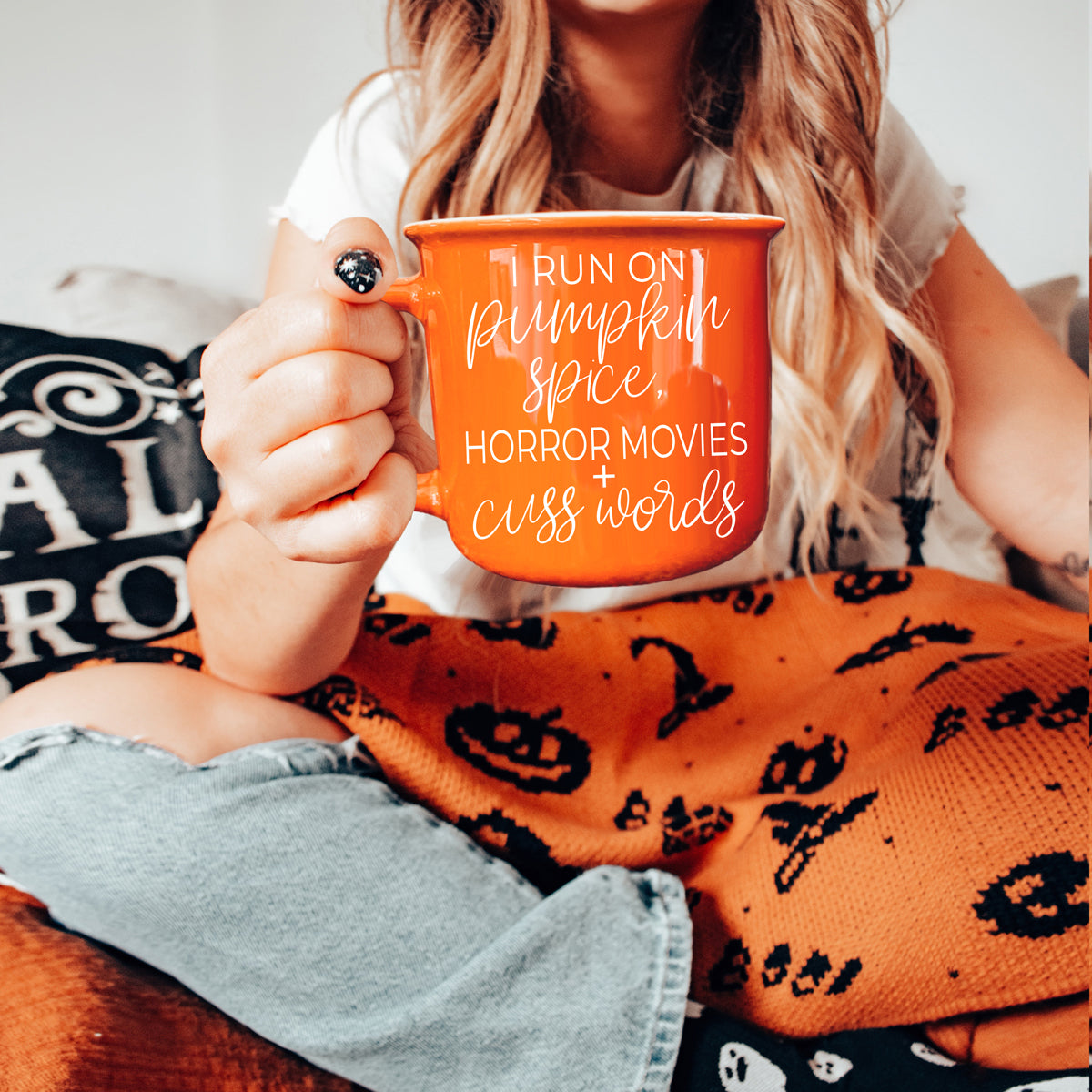 Pumpkin + Horror Coffee Mug