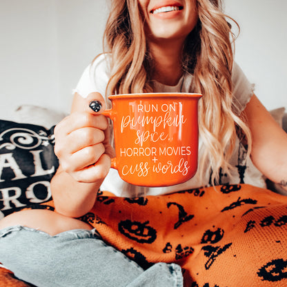 Pumpkin + Horror Coffee Mug