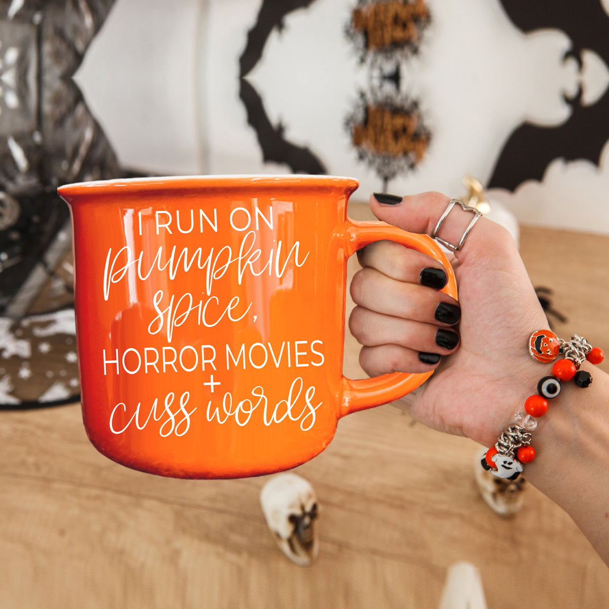 Pumpkin + Horror Coffee Mug