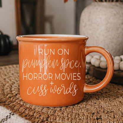 Pumpkin + Horror Coffee Mug