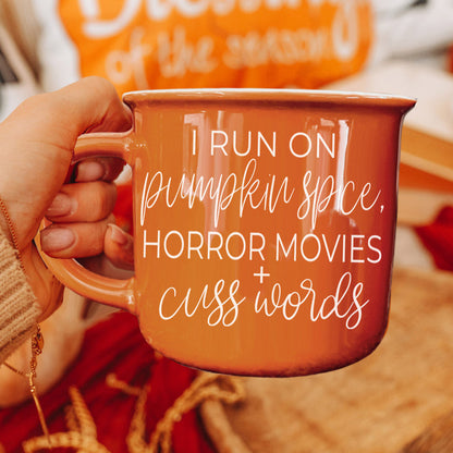 Pumpkin + Horror Coffee Mug