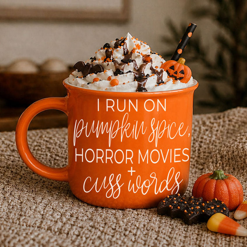 Pumpkin + Horror Coffee Mug