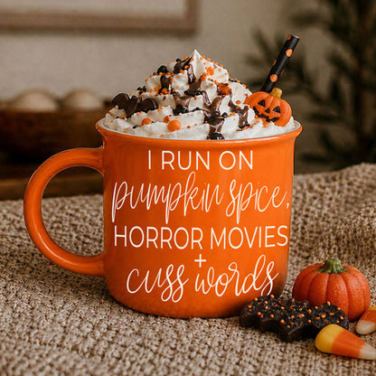 Pumpkin + Horror Coffee Mug