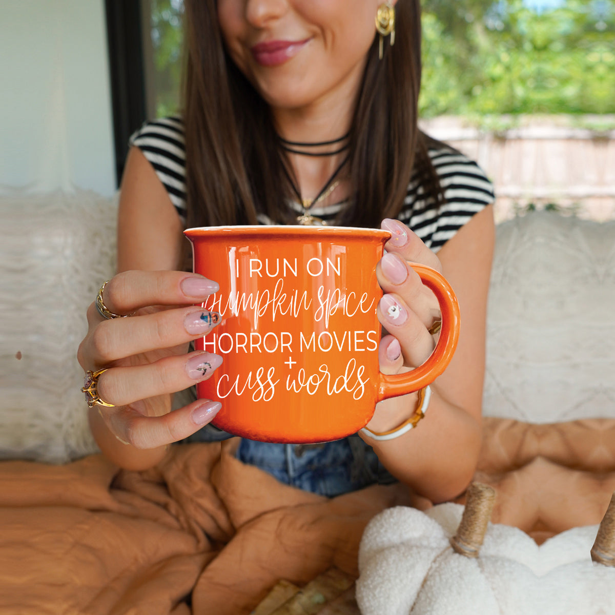 Pumpkin + Horror Coffee Mug