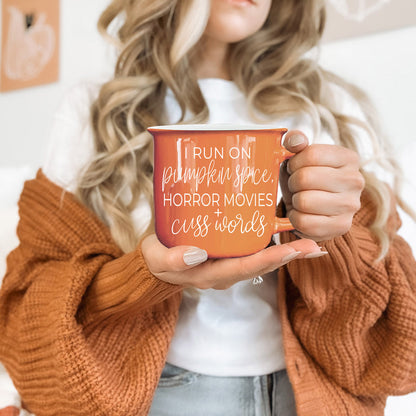 Pumpkin + Horror Coffee Mug