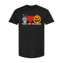 Peace Love Halloween Unisex Tee