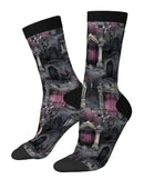 Novelty Socks - Eerily Ever After Mausoleums