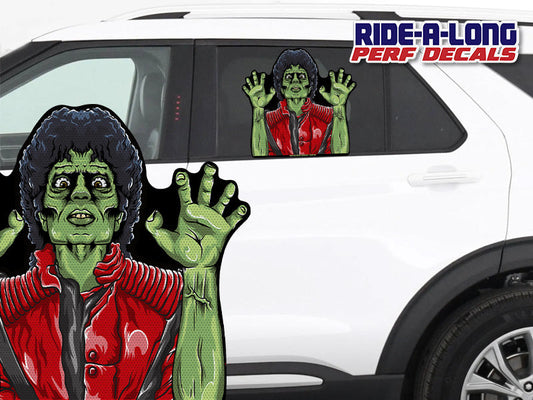 *NEW* Thriller Zombie *RIDE A LONG* Perforated Decal