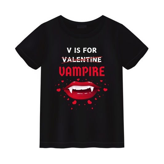 V is for Vampire Unisex Shirt